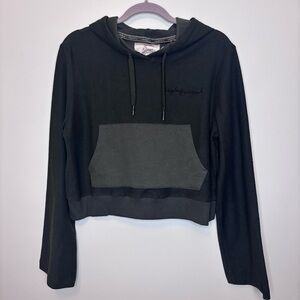 NWT Triple Five Soul NYC Dark Olive Green Cropped French Terry Hoodie XL